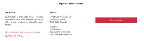 ielts test cost in canada